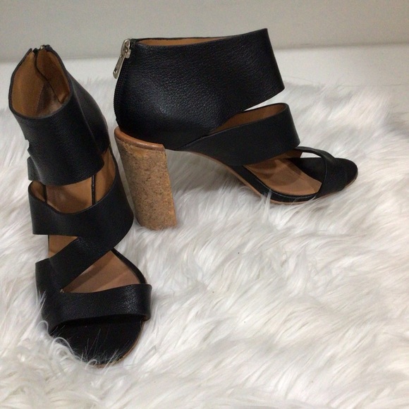 See By Chloe Shoes - See By Chloe Dania Leather Cork Heels Size 39